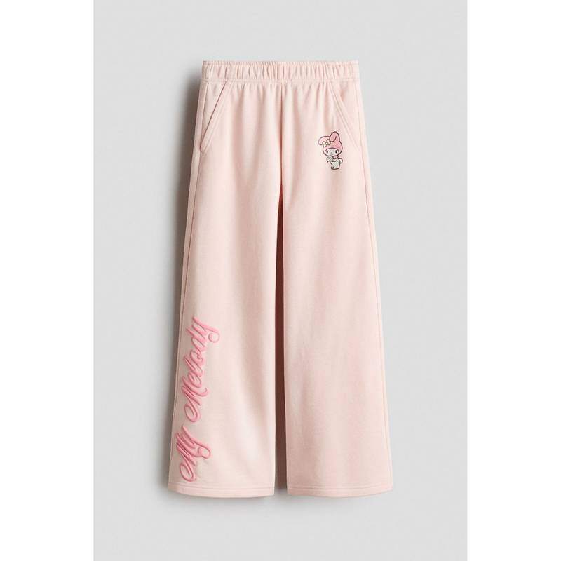 H&M Girls Pink Print-Motif Sweatpant (8-9 Years) (8-9 Years)
