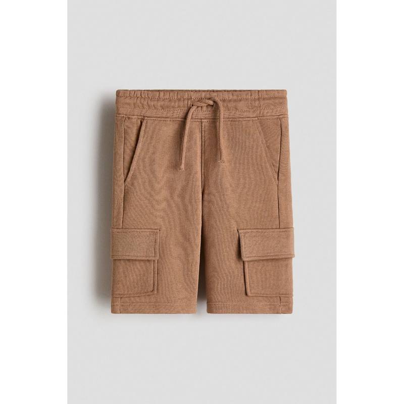 H&M Boys Brown Sweatshirt cargo shorts (1.5-2 Years) (1.5-2 Years)