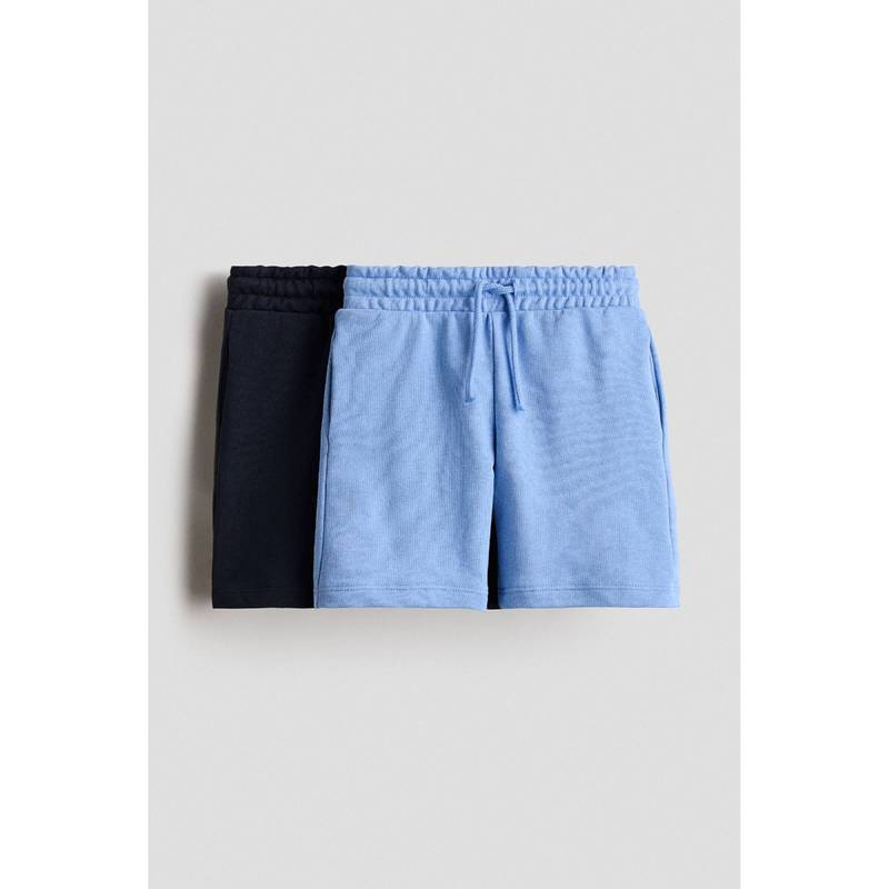 H&M Boys Blue 2-Pack Sweatshorts (1.5-2 Years)