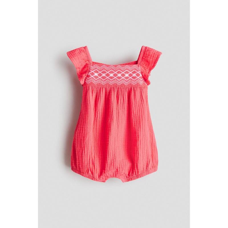 H&M Girls Multi-Color Cotton Playsuit (2-3 Years) (2-3 Years)