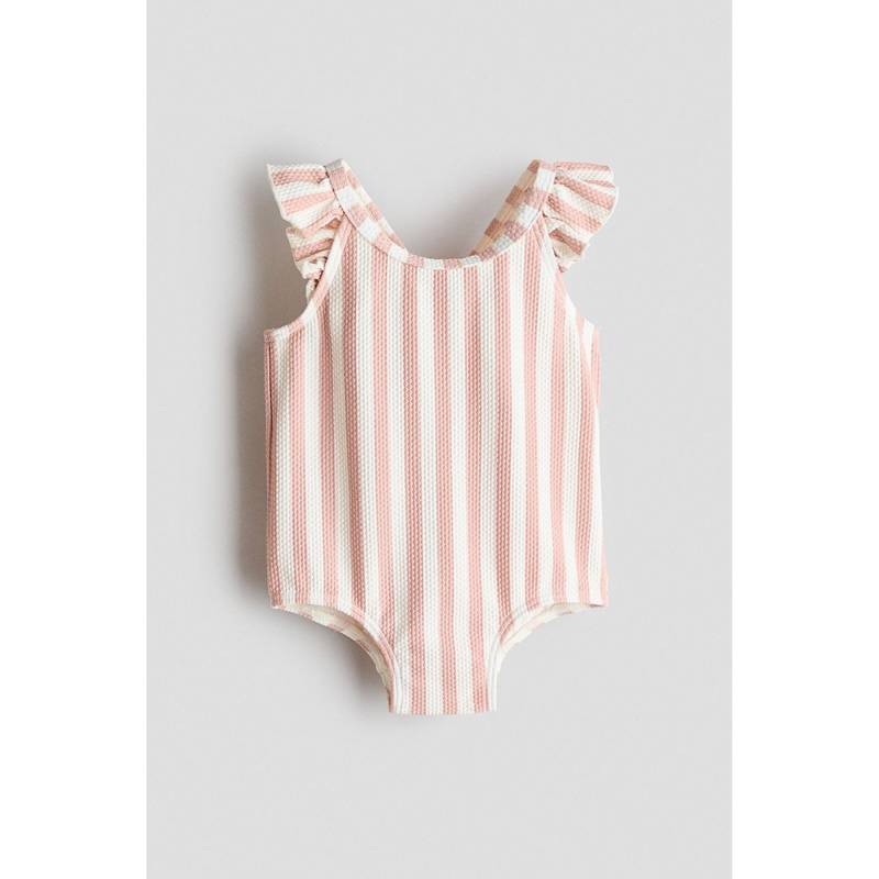 H&M Girls Pink Patterned Swimsuit (2-4 Years) (2-4 Years)