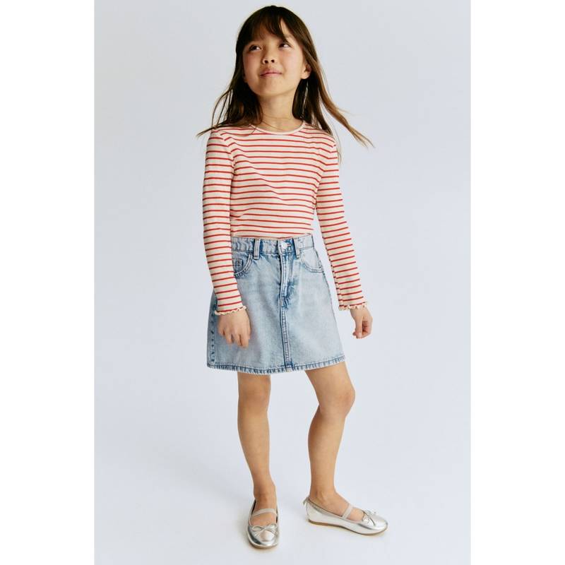 H&M Girls Blue Denim Skirt (1.5-2 Years) (1.5-2 Years)