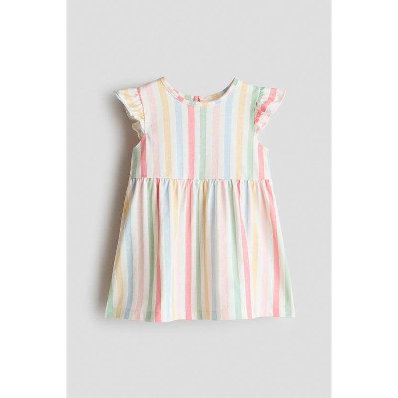 H&M Girls Multi-Color Cotton Dress (2-3 Years) (2-3 Years)