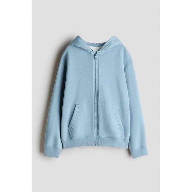 H&M Boys Blue Zip-Through Hoodie (8-10 Years) (8-10 Years)