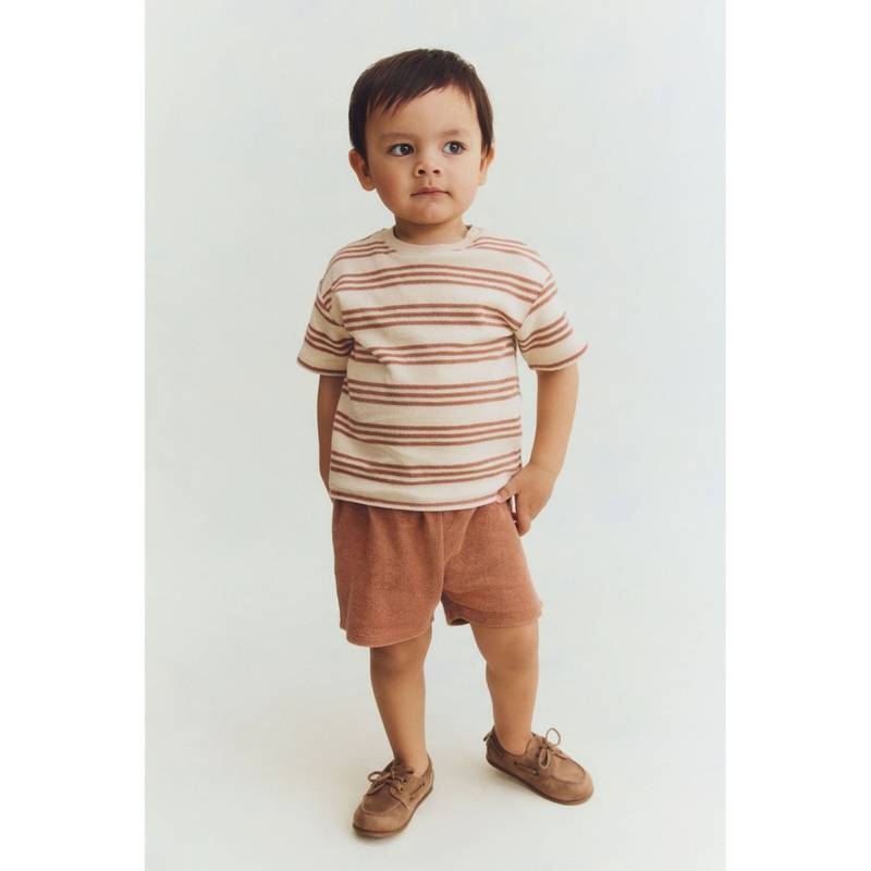 H&M Kids Beige 2-Piece Terry Set (0-1 Months)