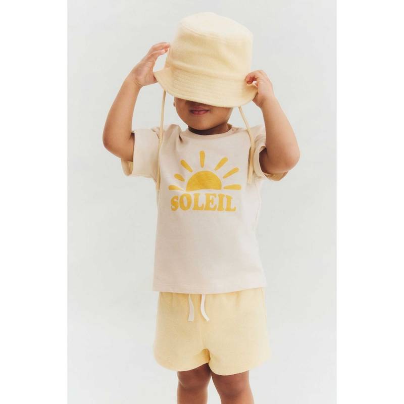 H&M Boys Yellow 3-Piece Jersey And Terry Set (0-1 Months)