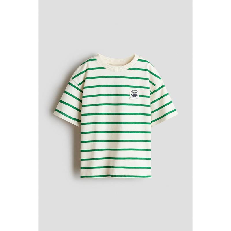 H&M Boys Green Printed T-Shirt (2-4 Years) (2-4 Years)