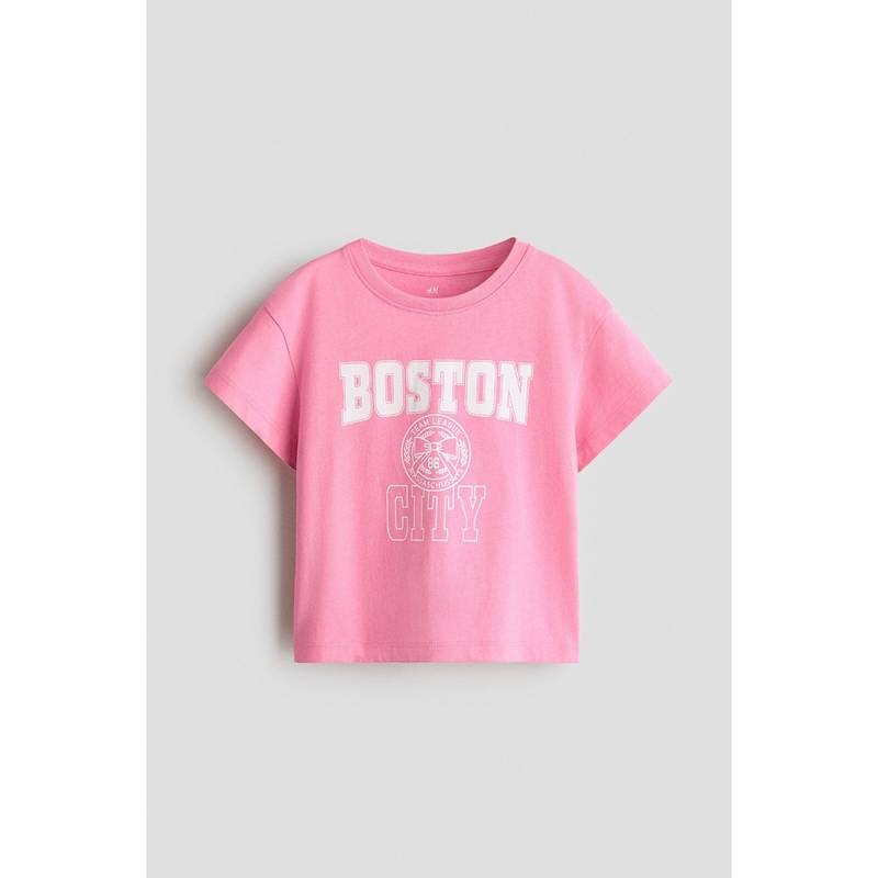 H&M Girls Pink T-Shirt (1.5-2 Years) (1.5-2 Years)