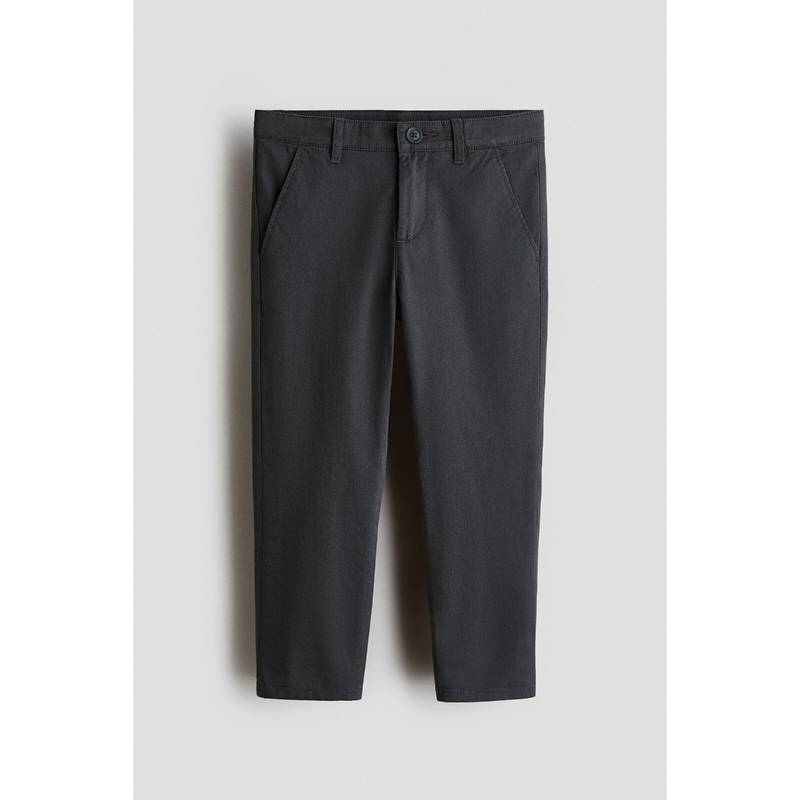 H&M Boys Grey Twill Chinos (1.5-2 Years)