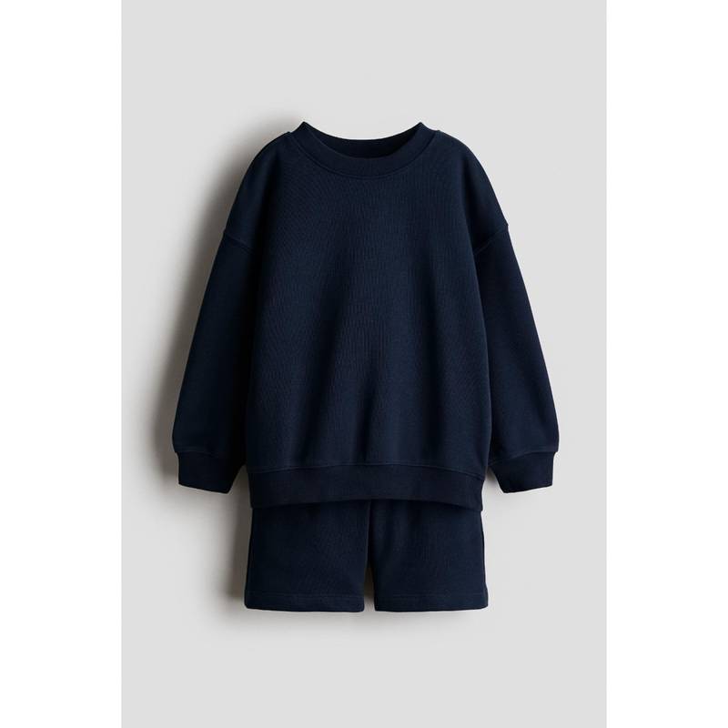 H&M Boys Blue 2-Piece Sweatshirt Set (1.5-2 Years)