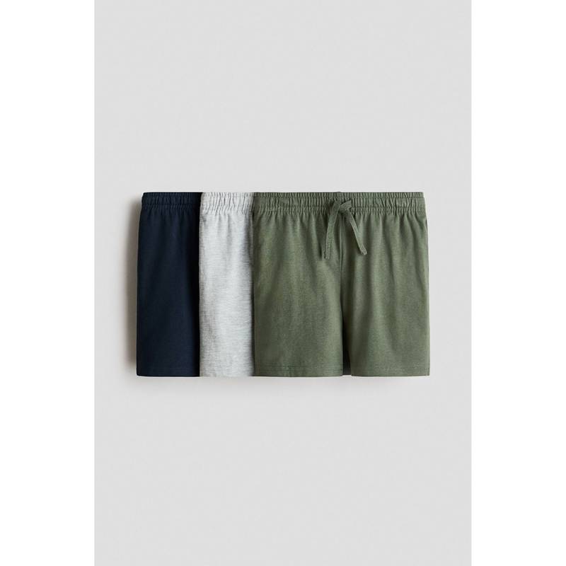 H&M Boys Multi-Color 3-Pack Cotton Shorts (1.5-2 Years)