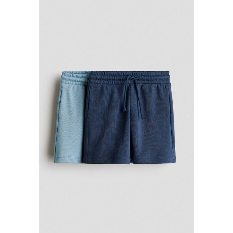 H&M Boys Blue 2-Pack Sweatshorts (1.5-2 Years)