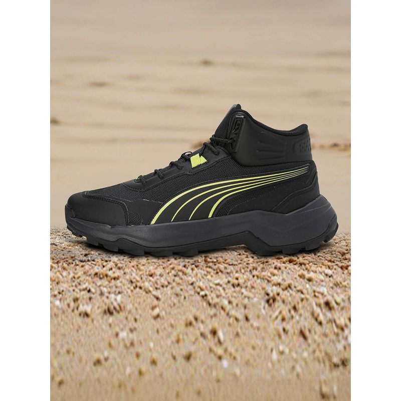 Puma Quest blitz Mid Men Green Running Shoes (UK 7)