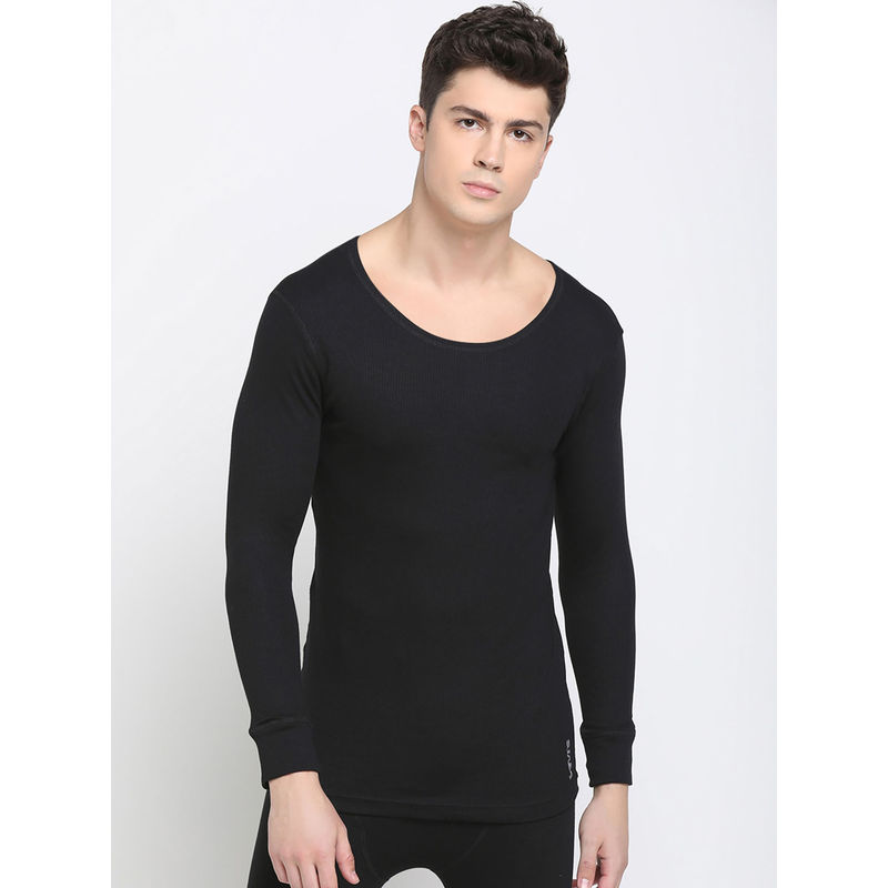 Levi's Mens Cotton Solid Scoop Neck Thermals Top (M)