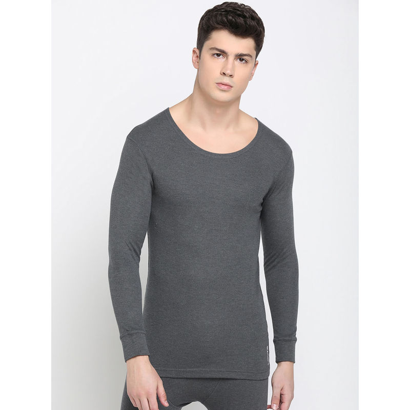 Levi's Mens Cotton Solid Scoop Neck Thermals Top (M)