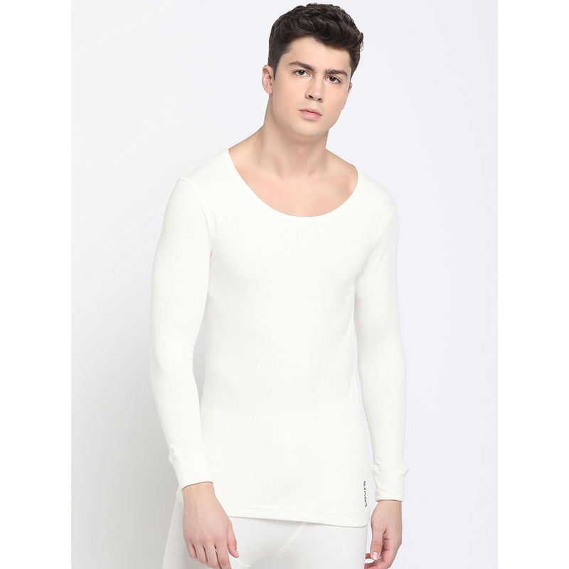Levi's Mens Cotton Solid Scoop Neck Thermals Top (M)