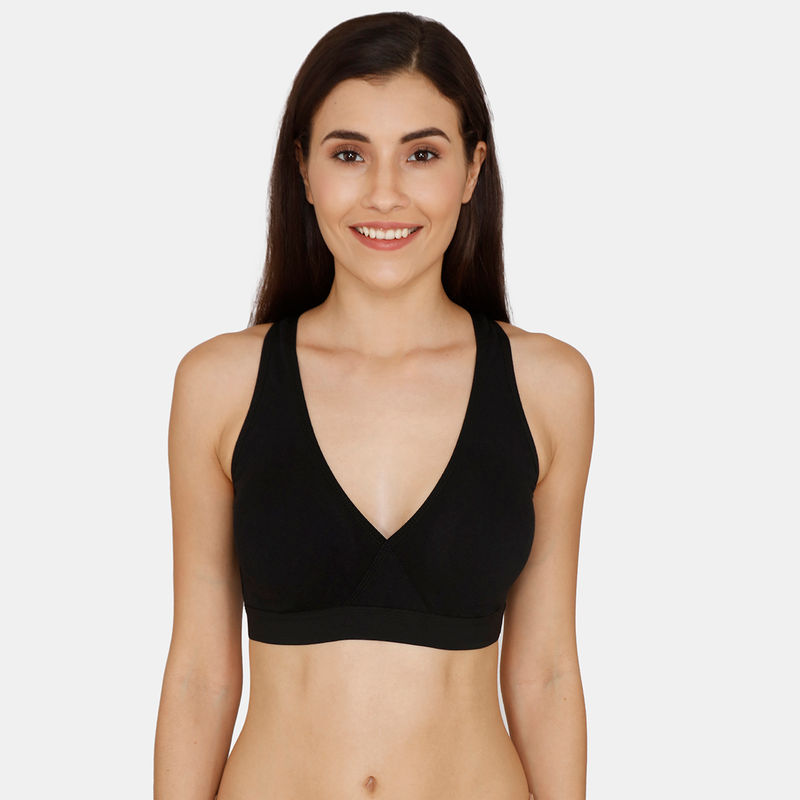 Nejo Feeding Sleep Bra With Removable Pads - Black (L)