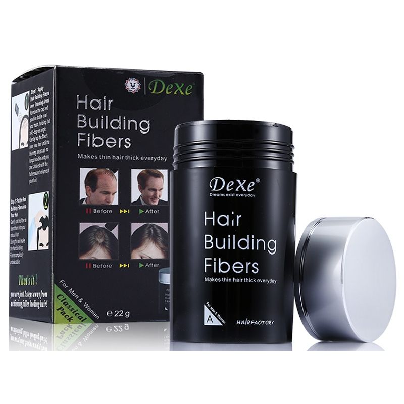 Dexe Hair Building Fibers - Black: Buy Dexe Hair Building Fibers - Black  Online at Best Price in India | Nykaa