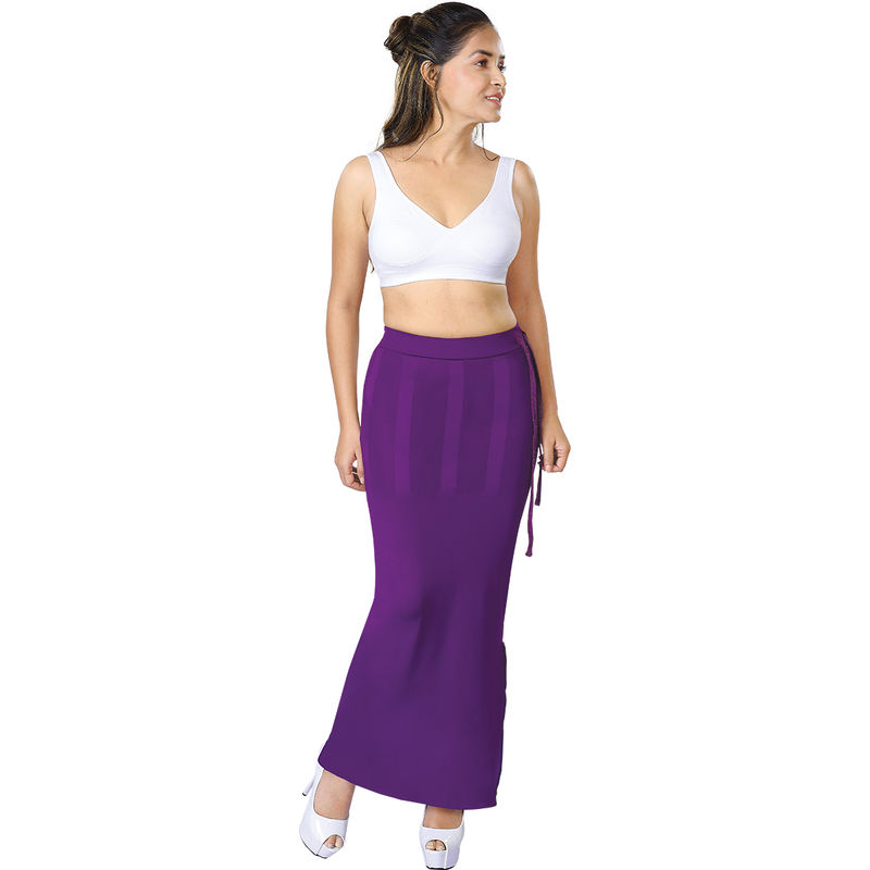 Dermawear Women's Saree Shapewear SS-406 - Purple (XL)