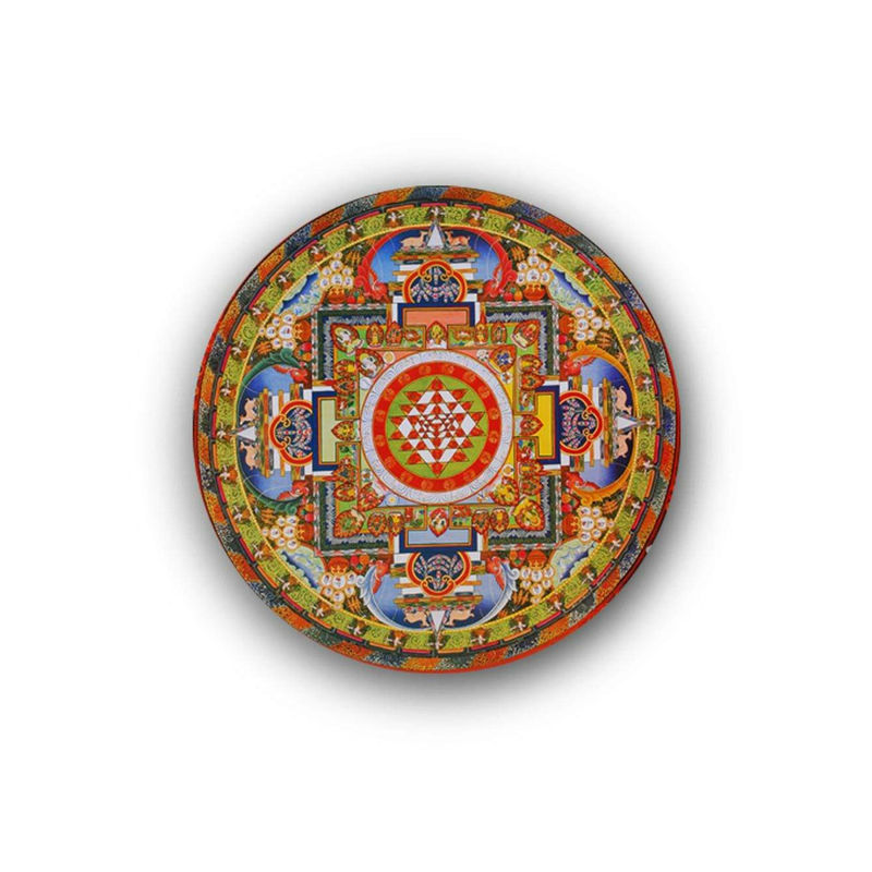 The Artment Kalachakra Mandala Canvas Matte Finish Multi (Medium)