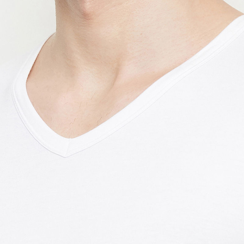 ALMO Dario Modal Micro V Neck Undershirts (pack Of 2) - White (S)