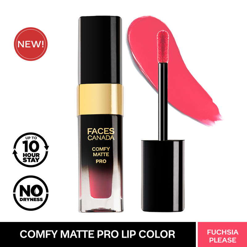 Faces Canada Comfy Matte Pro Liquid Lipstick - Fuchsia Please 06
