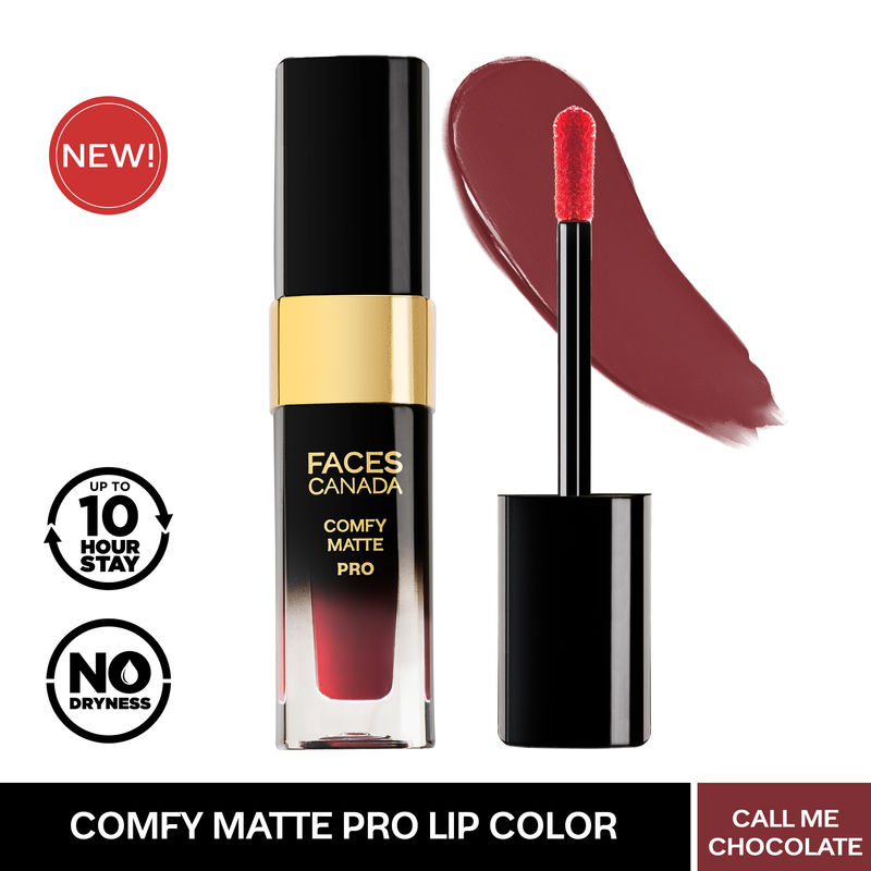 Faces Canada Comfy Matte Pro Liquid Lipstick - Call Me Chocolate 07