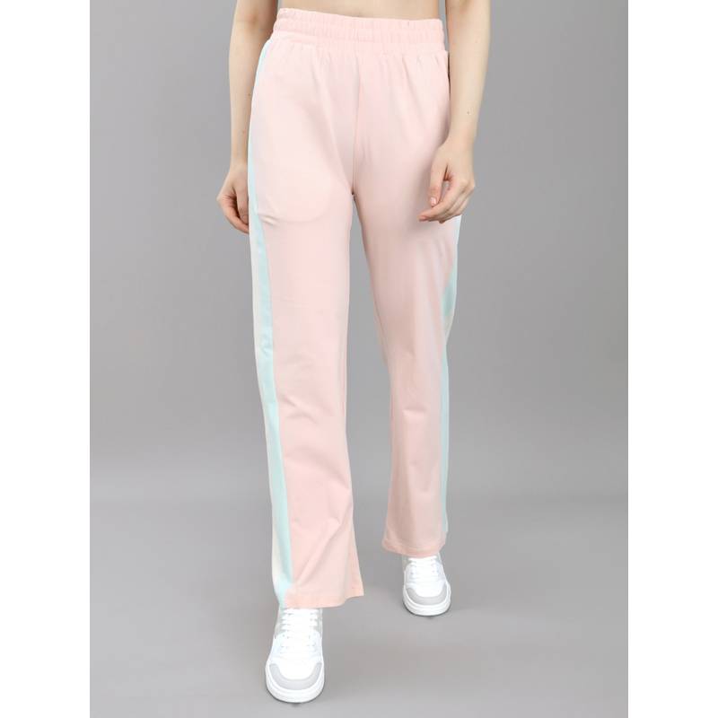 Monte Carlo Women's Regular Fit Peach Trackpant (M)