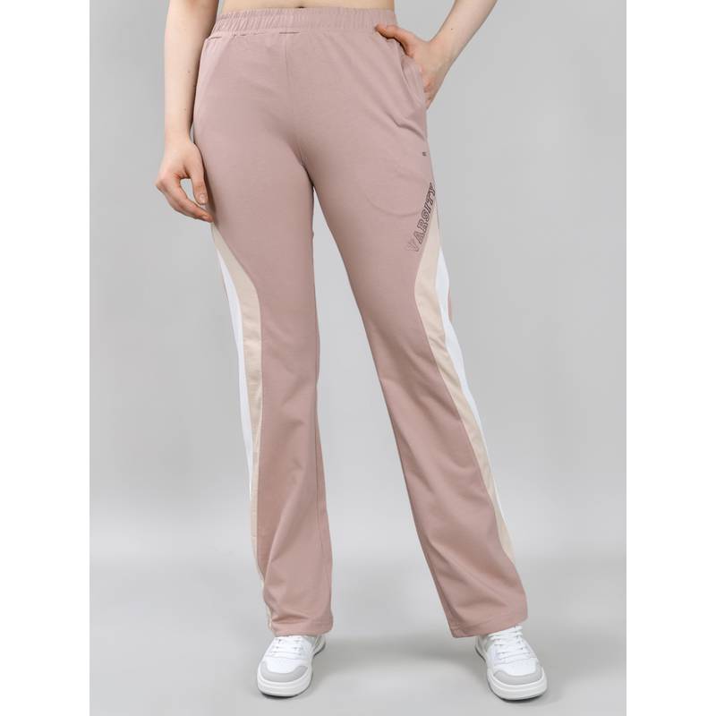 Monte Carlo Women Regular Fit Solid Mauve Trackpant (S)