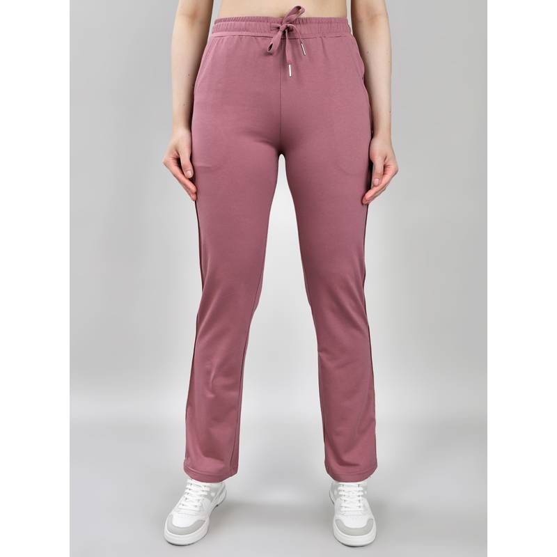 Monte Carlo Women's Regular Fit Solid Trackpant (M)