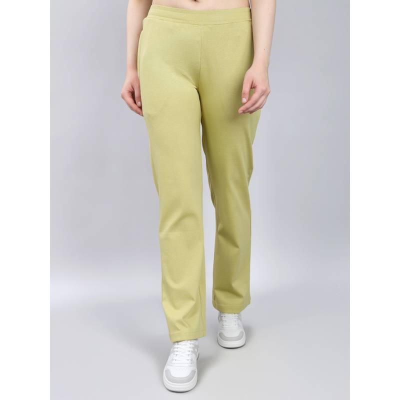 Monte Carlo Women's Regular Fit Green Trackpant (S)