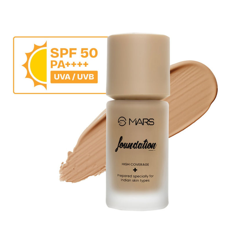 MARS SPF50 PA++++ High Coverage Liquid Foundation - Shade-05