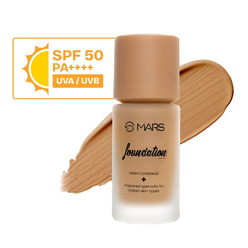 MARS SPF50 PA++++ High Coverage Liquid Foundation - Shade-07