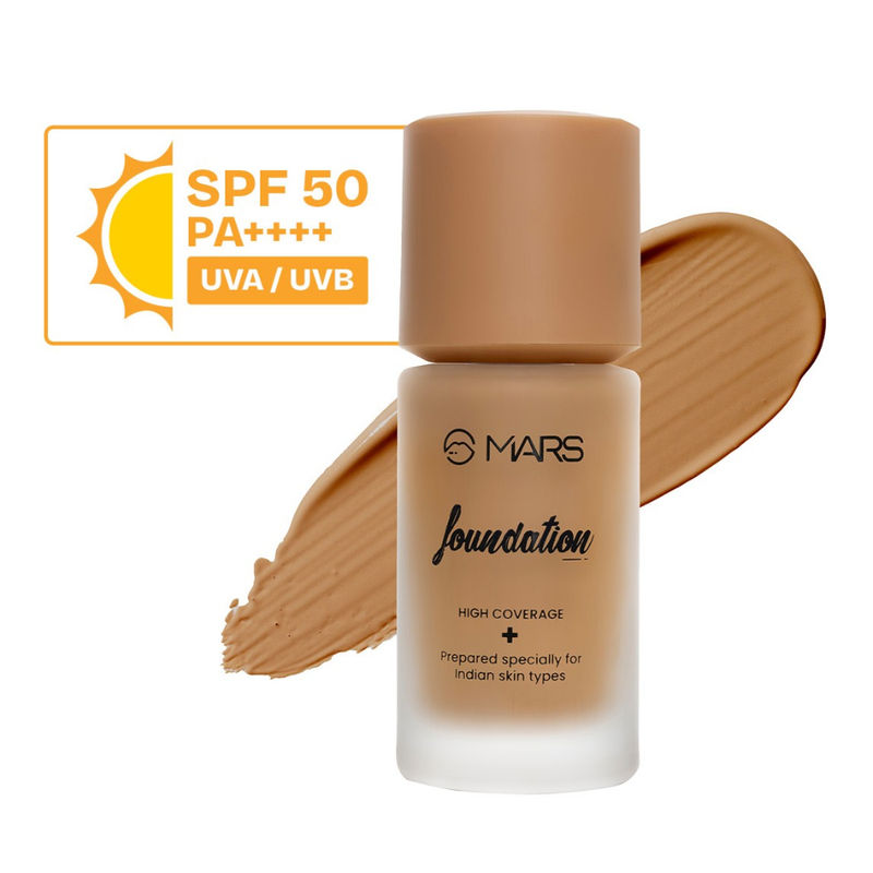 MARS SPF50 PA++++ High Coverage Liquid Foundation - Shade-08