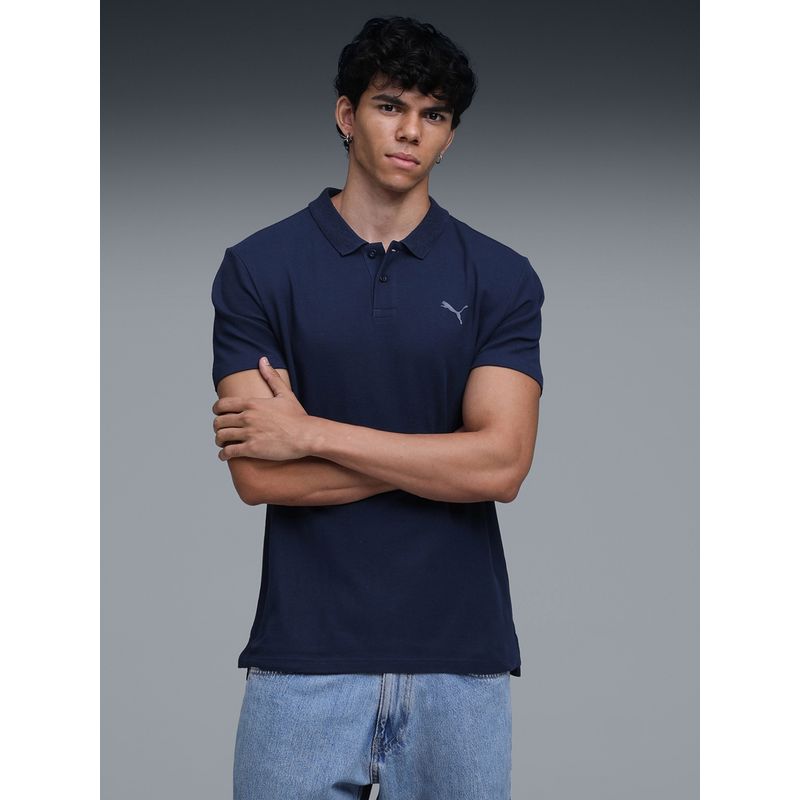 Puma Essentials Men's Jacquard Collar Polo T-Shirt (M)