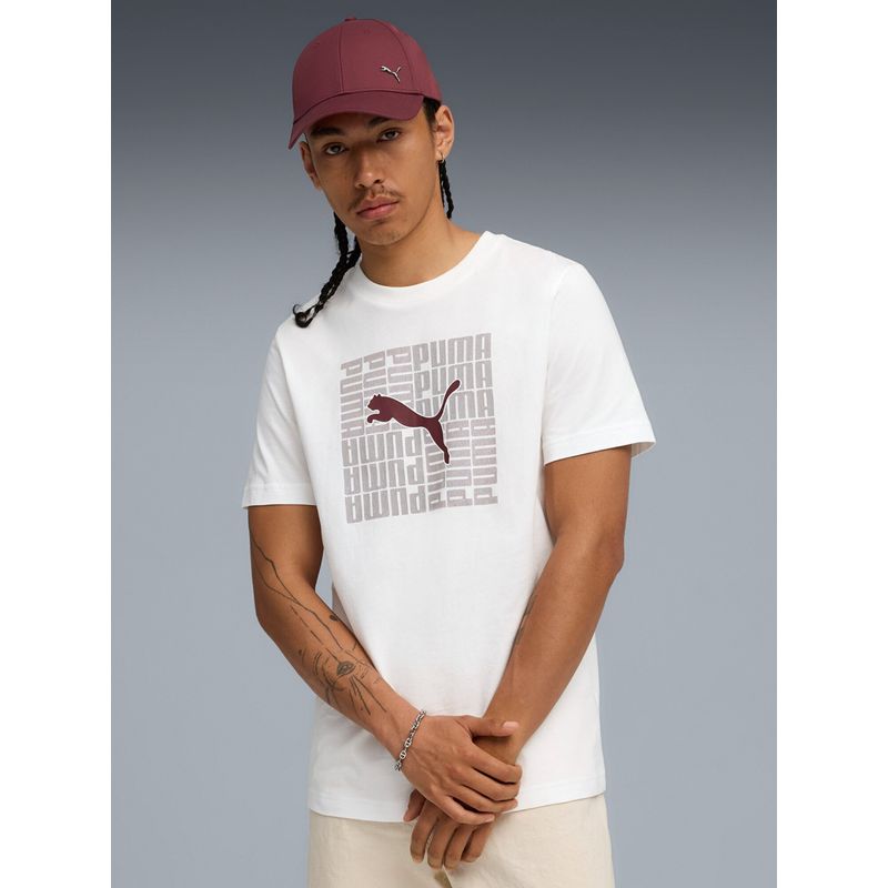 Puma House Of Graphics Men's Regular Fit Cotton T-Shirt (S)