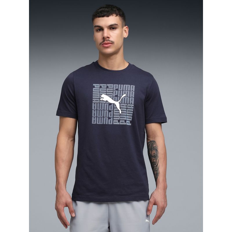 Puma House Of Graphics Men's Regular Fit Cotton T-Shirt (M)