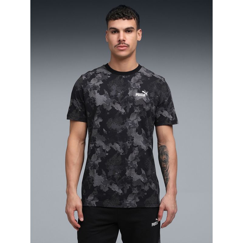 Puma Camo Printed Men's Relaxed Fit T-Shirt (S)