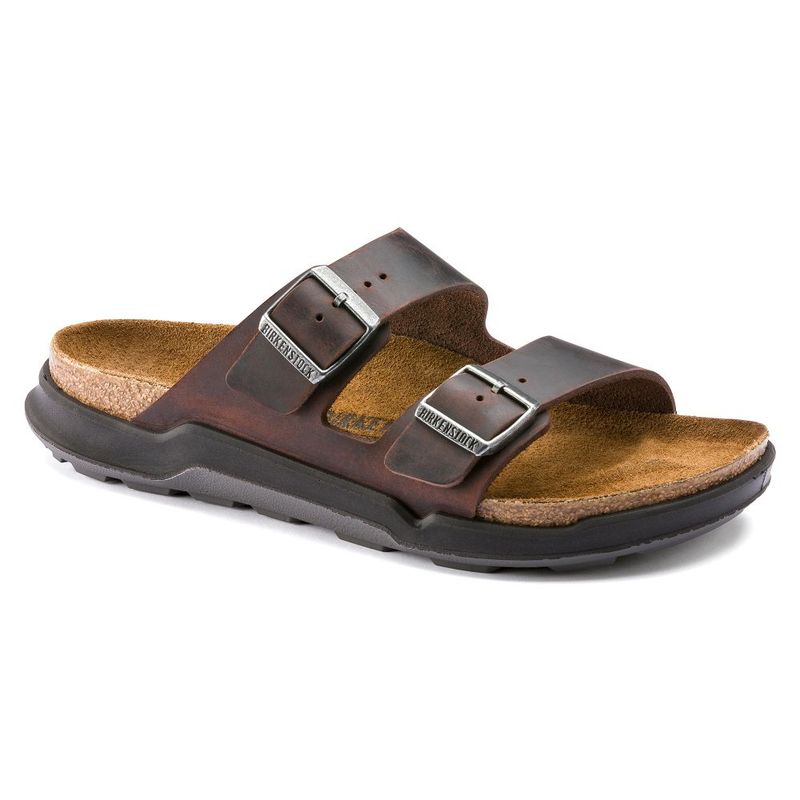 Men's oiled online leather birkenstock