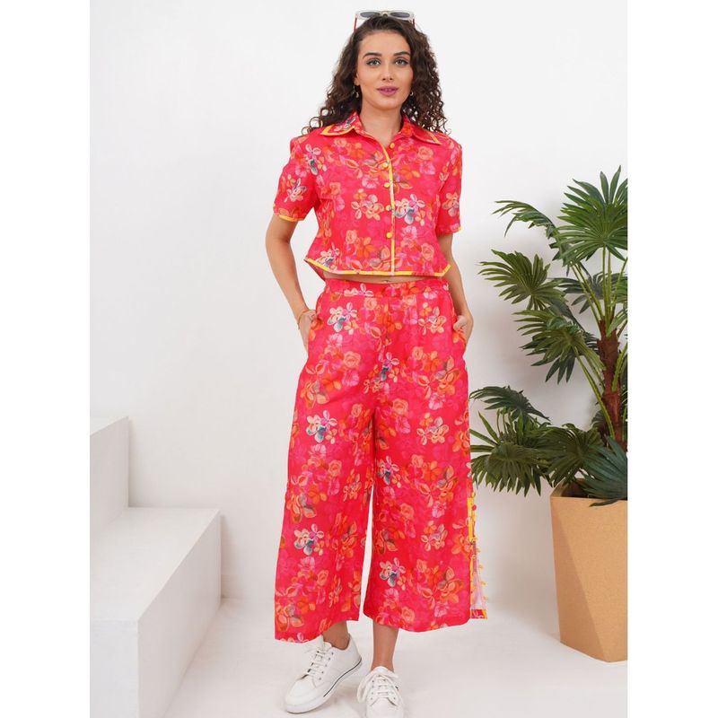 Slumber Jill All-Over Bordered Calf Length Co-Ord (Set of 2) (XL)