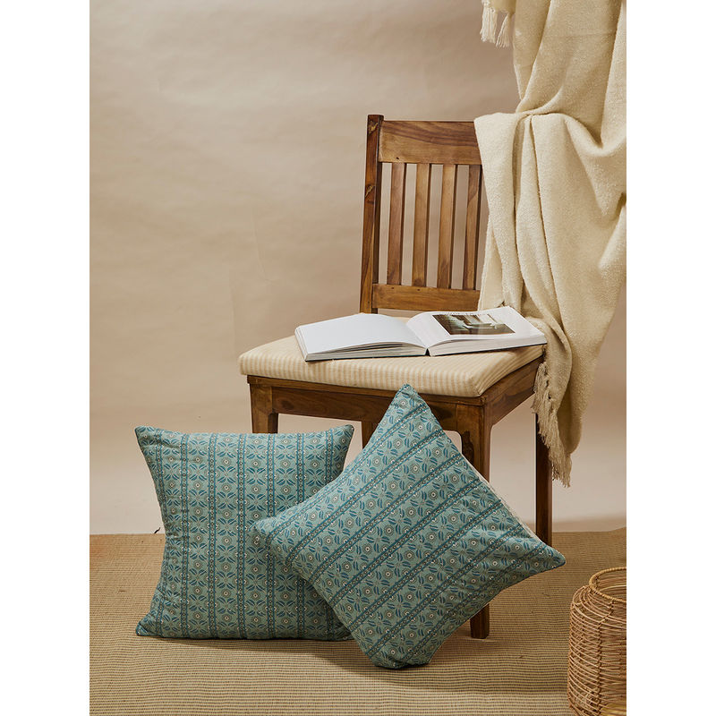 Fabindia Advait Cotton Printed Cushion Cover Buy Fabindia Advait
