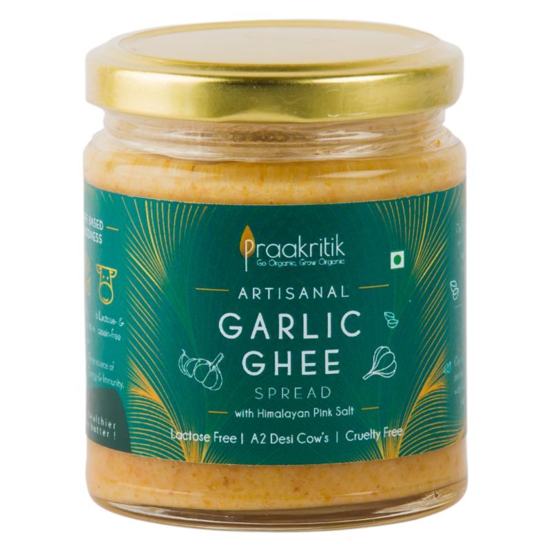 Praakritik Artisanal Garlic Ghee Spread With Himalayan Pink Salt Buy