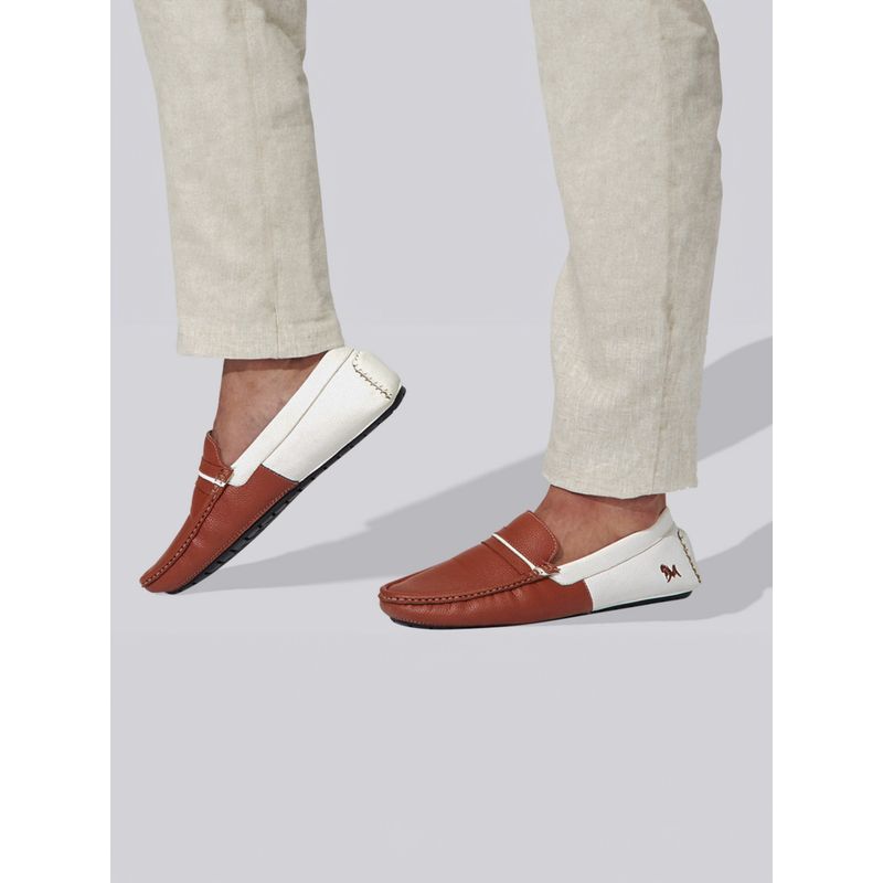 Neeman's Color Block Tan Loafers (UK 6)