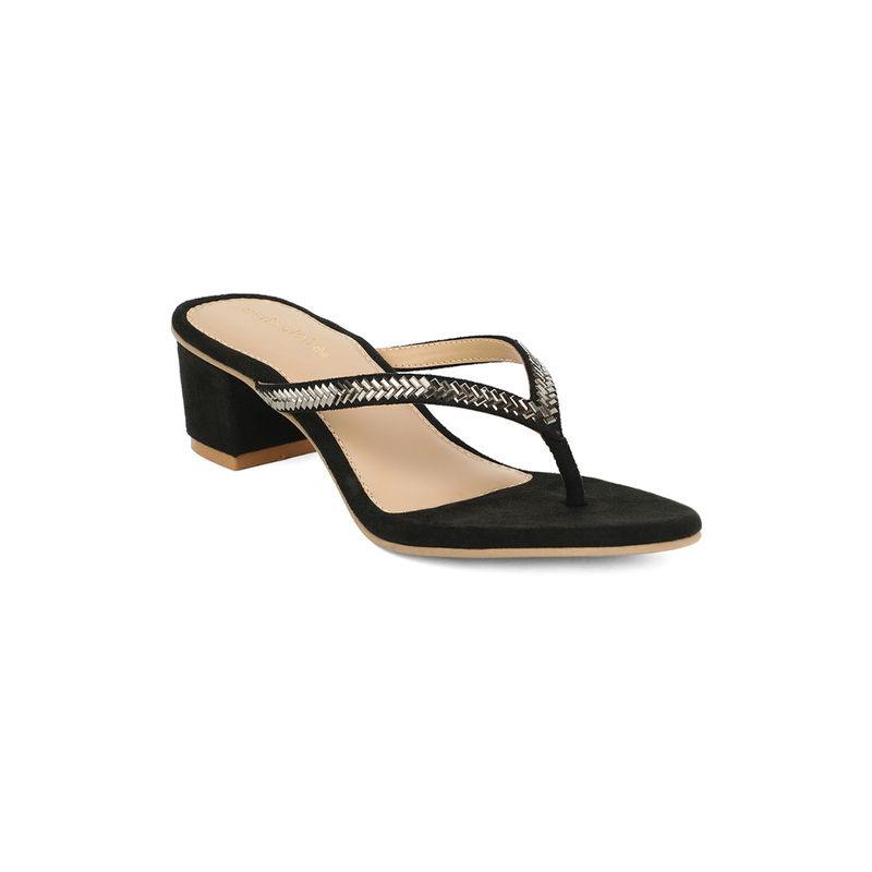Marie Claire Embellished Black Heels (UK 4)