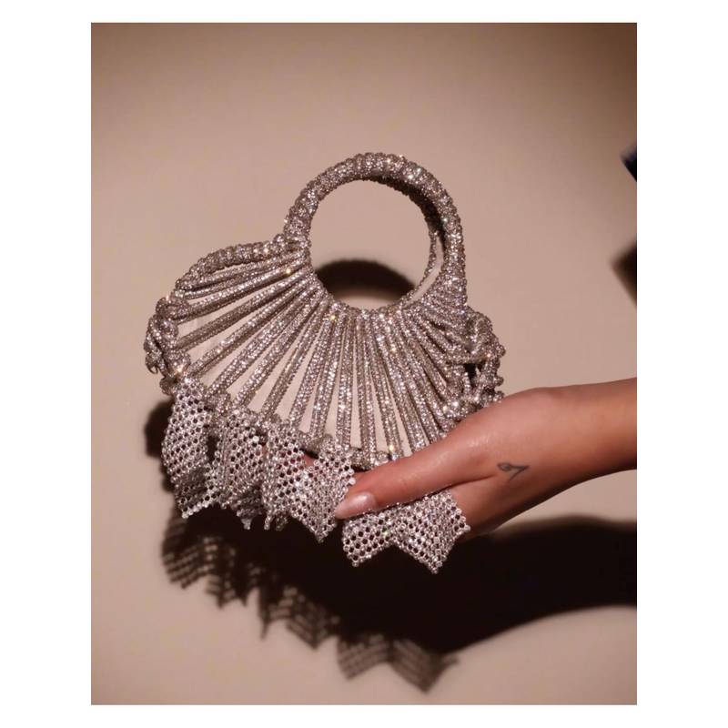 FOREVER NOOR Lumi Knot Mini Bag - Silver (S)