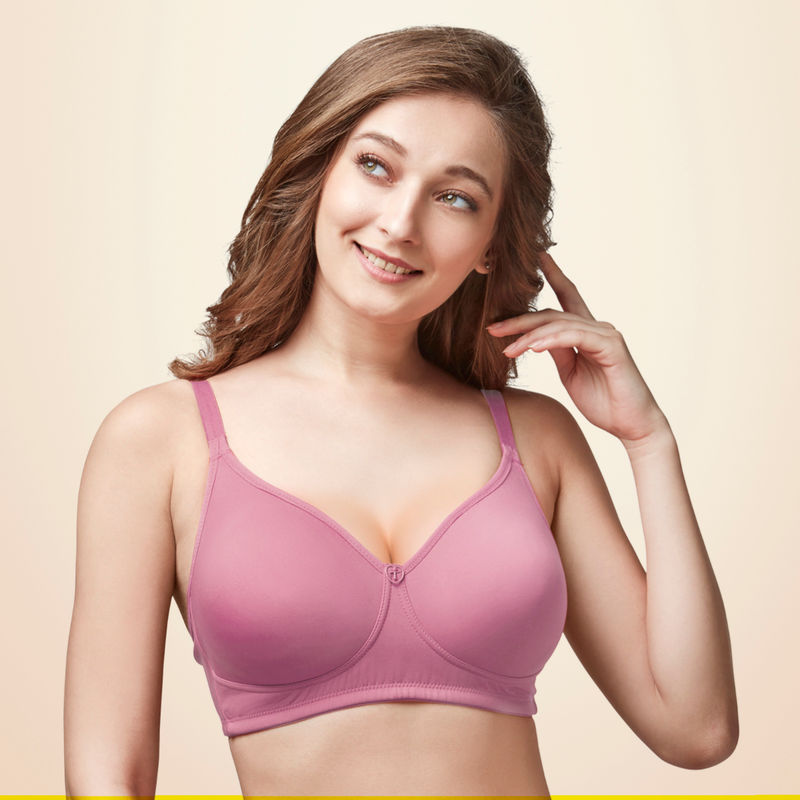 Trylo Oreal Women Non Padded Full Cup Bra - Purple (38C)