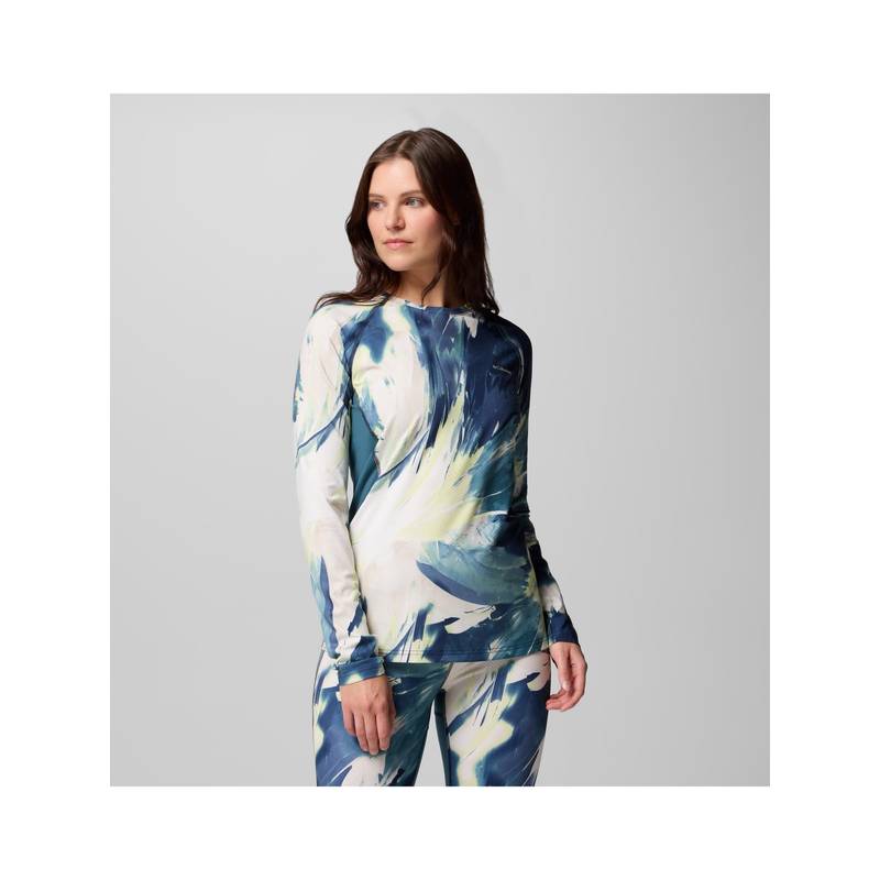 Columbia Omniheat Blue Infinity Crew Thermal Top (L)