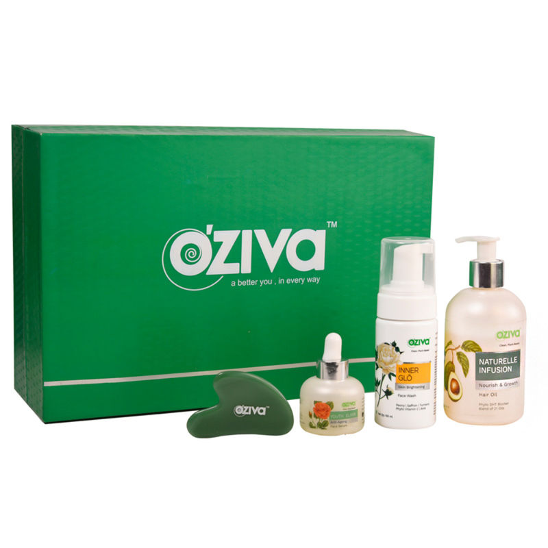 Oziva Mom's Gift Set Youth Elixir Face Serum + InnerGlo Face Wash