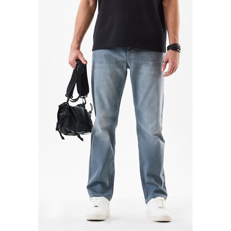 Snitch Blue Solid Comfortable Casual Jeans (36)