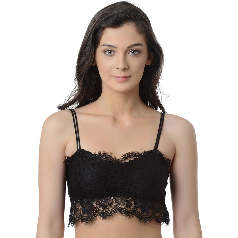 Da Intimo Lightly Padded Bralette - Black (40B)